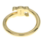 Celine Ring Triomphe Asymmetric Gold — view 2