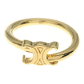 Celine Ring Triomphe Asymmetric Gold