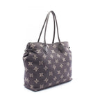 Celine Tote Paris Macadam Denim Leather — view 2