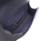 Chanel Shoulder Bag Boy Small Navy Caviar Leather Chain — view 3