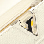 Louis Vuitton Handbag LV YK Capucines BB Painted Dot Yayoi Kusama 2-Way Blanc — view 5