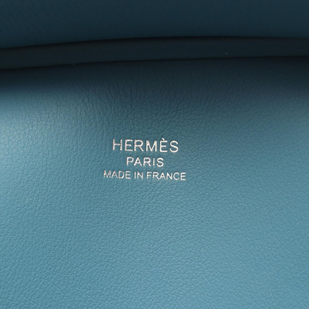 Hermes Shoulder Bag Jypsiere Mini New Blue Jean — view 4
