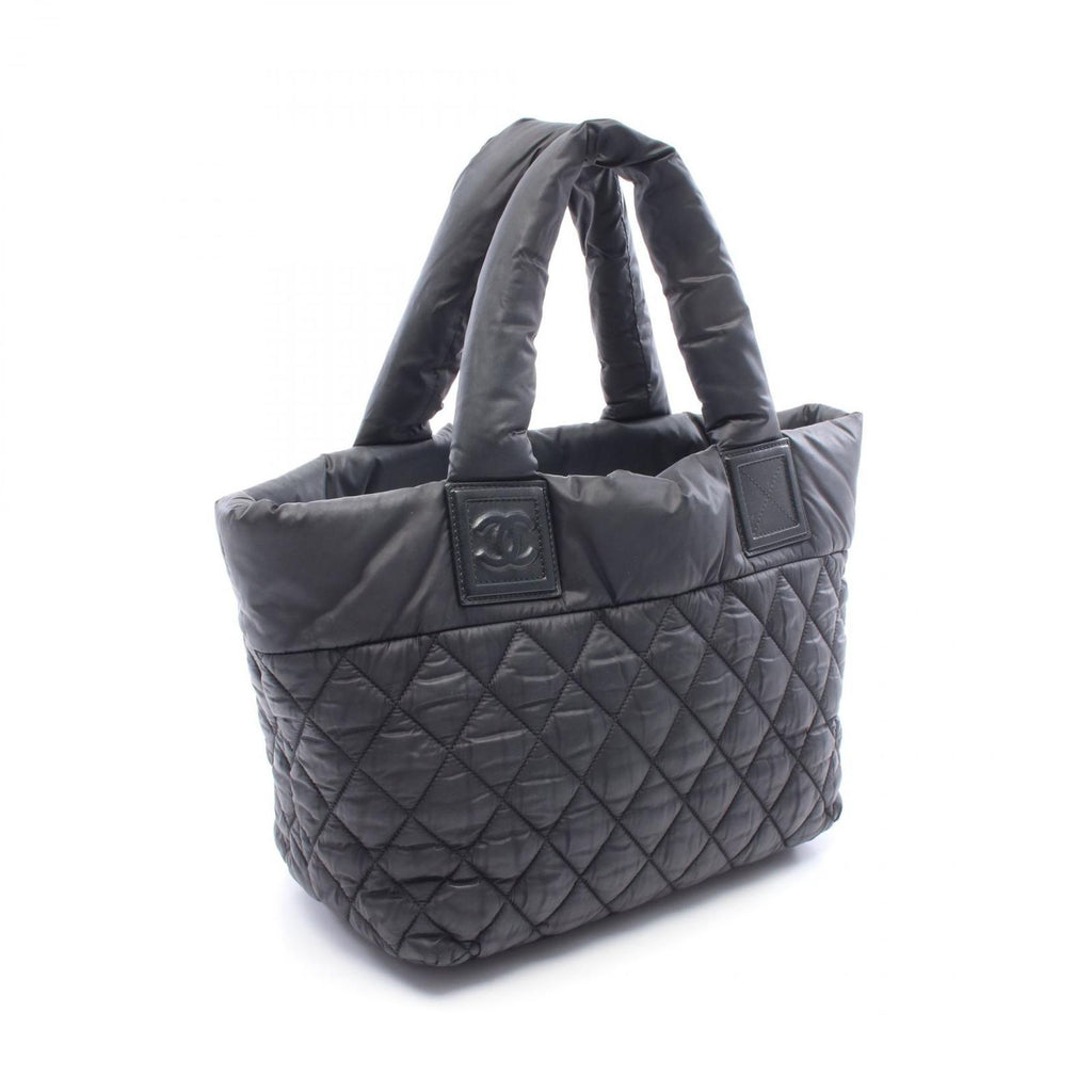 Chanel Tote Coco Cocoon Small Reversible Black Nylon Leather — view 2