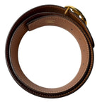 Hermes Double H Circle Logo Reversible Belt Vintage — view 6