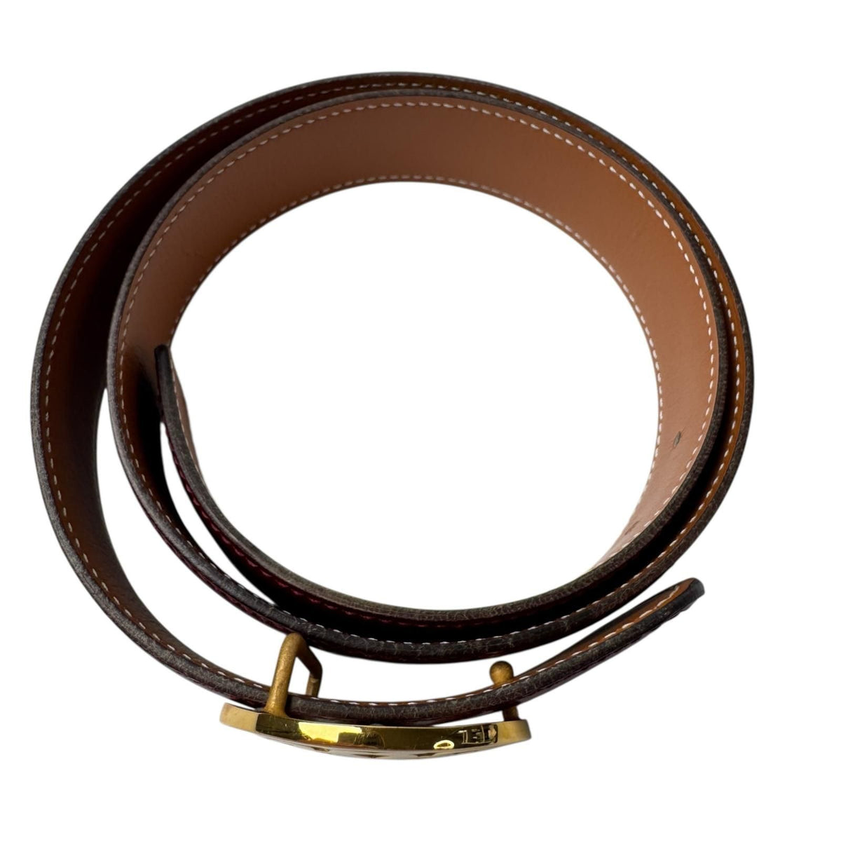 Hermes Double H Circle Logo Reversible Belt Vintage — view 5