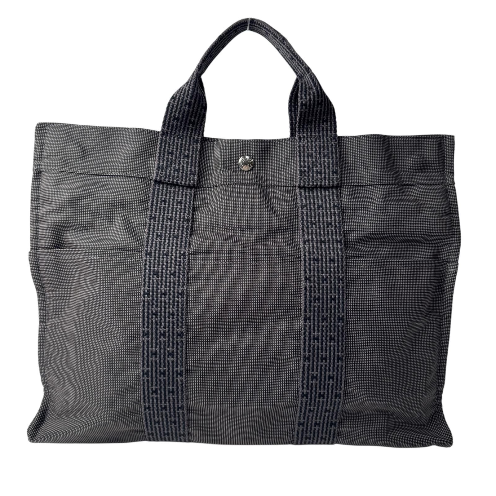Hermes Her Line MM Gray Tote