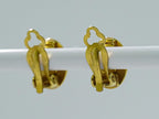Chanel CC Logo Earrings Gold Plated — view 8