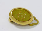 Chanel CC Logo Earrings Gold Plated — view 4