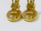 Chanel CC Logo Earrings Gold Plated — view 6
