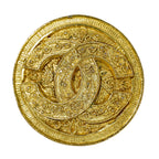 Chanel CC Logo Brooch Gold Plated