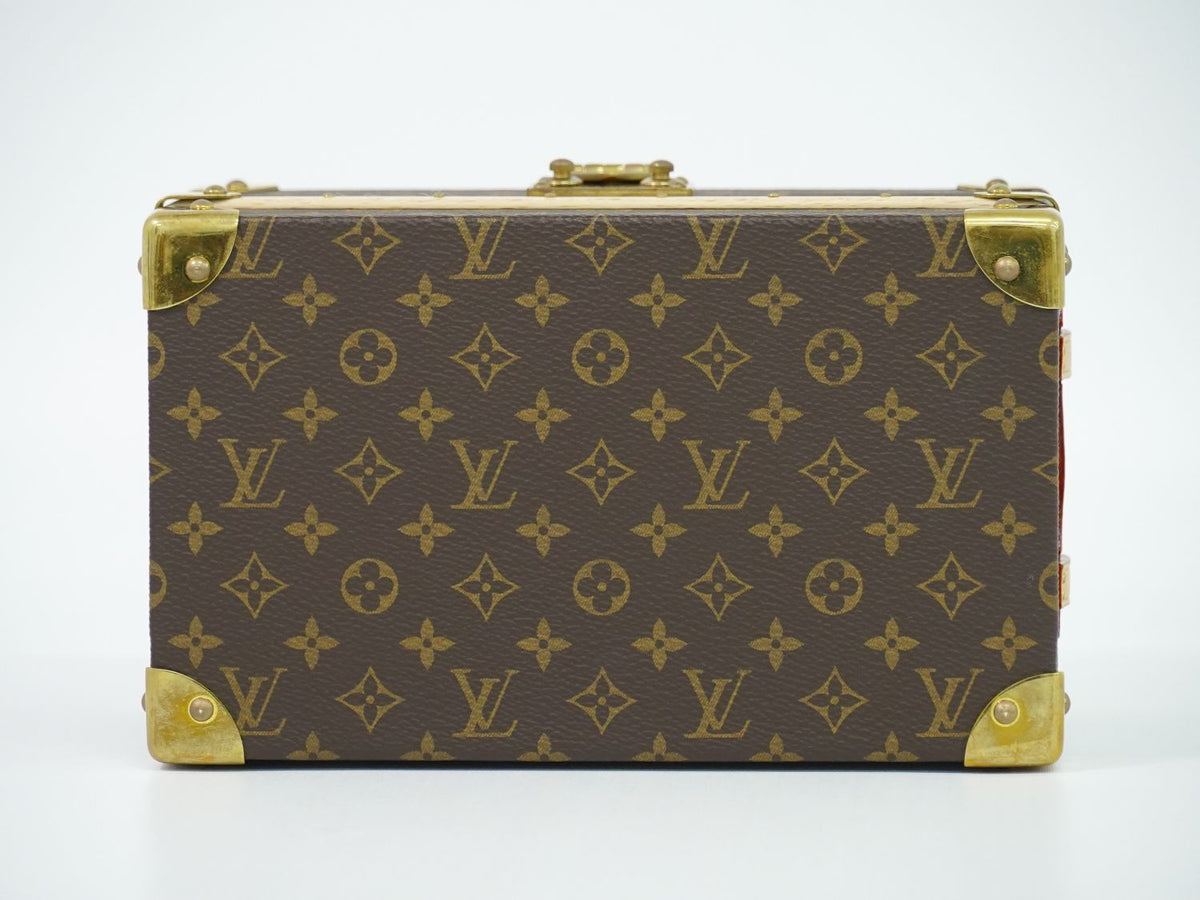 Louis Vuitton LV Mini Bijou Monogram Box Case Brown Biton — view 3