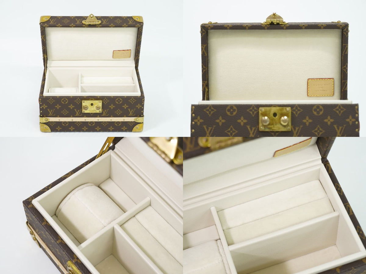 Louis Vuitton LV Mini Bijou Monogram Box Case Brown Biton — view 8