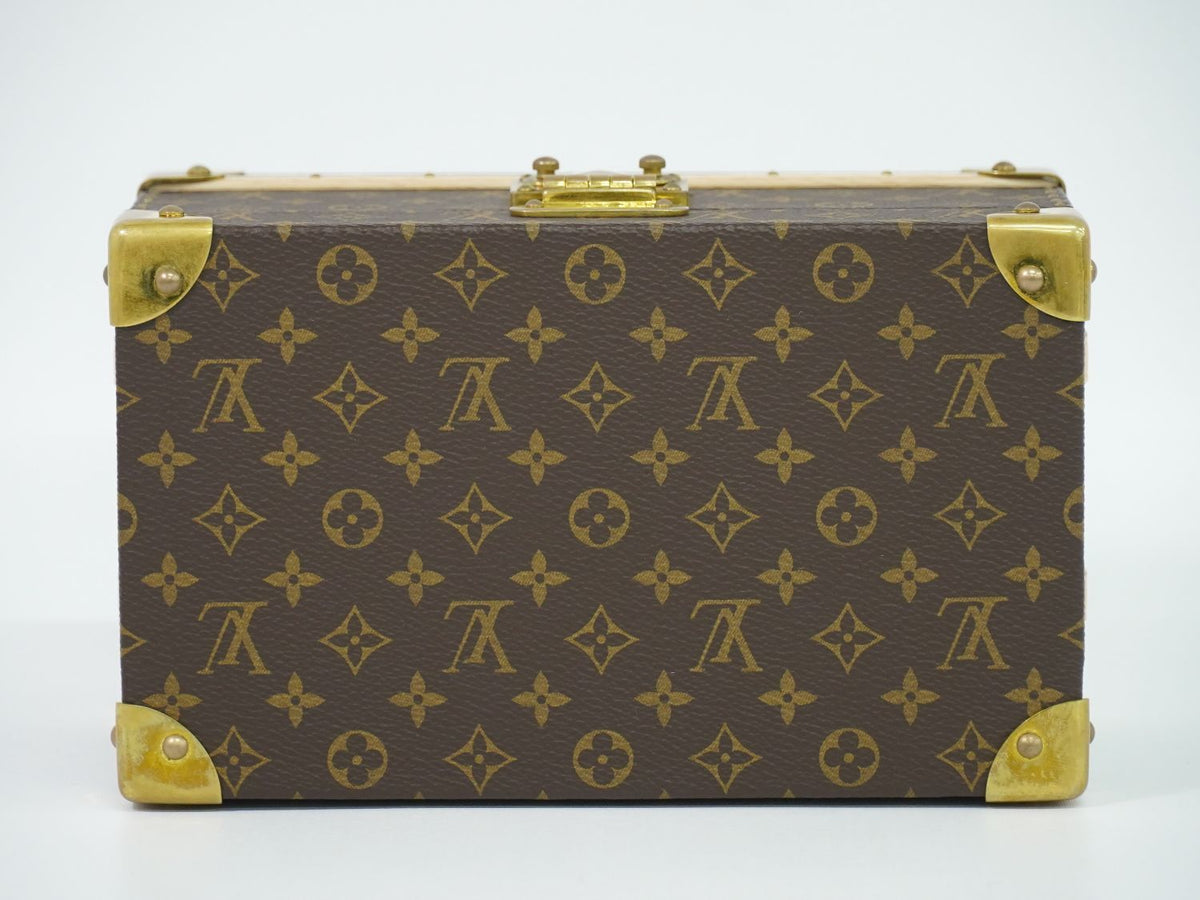 Louis Vuitton LV Mini Bijou Monogram Box Case Brown Biton — view 5