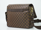 Louis Vuitton LV Shelton MM Damier Ebene Shoulder Bag Brown — view 2