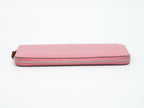 Hermes Azap Silk'in Long Zip Around Wallet Leather Pink — view 5