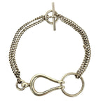 Hermes Martin Margiela Era Arabesque 925 Chain Bracelet Bangle Silver — view 2