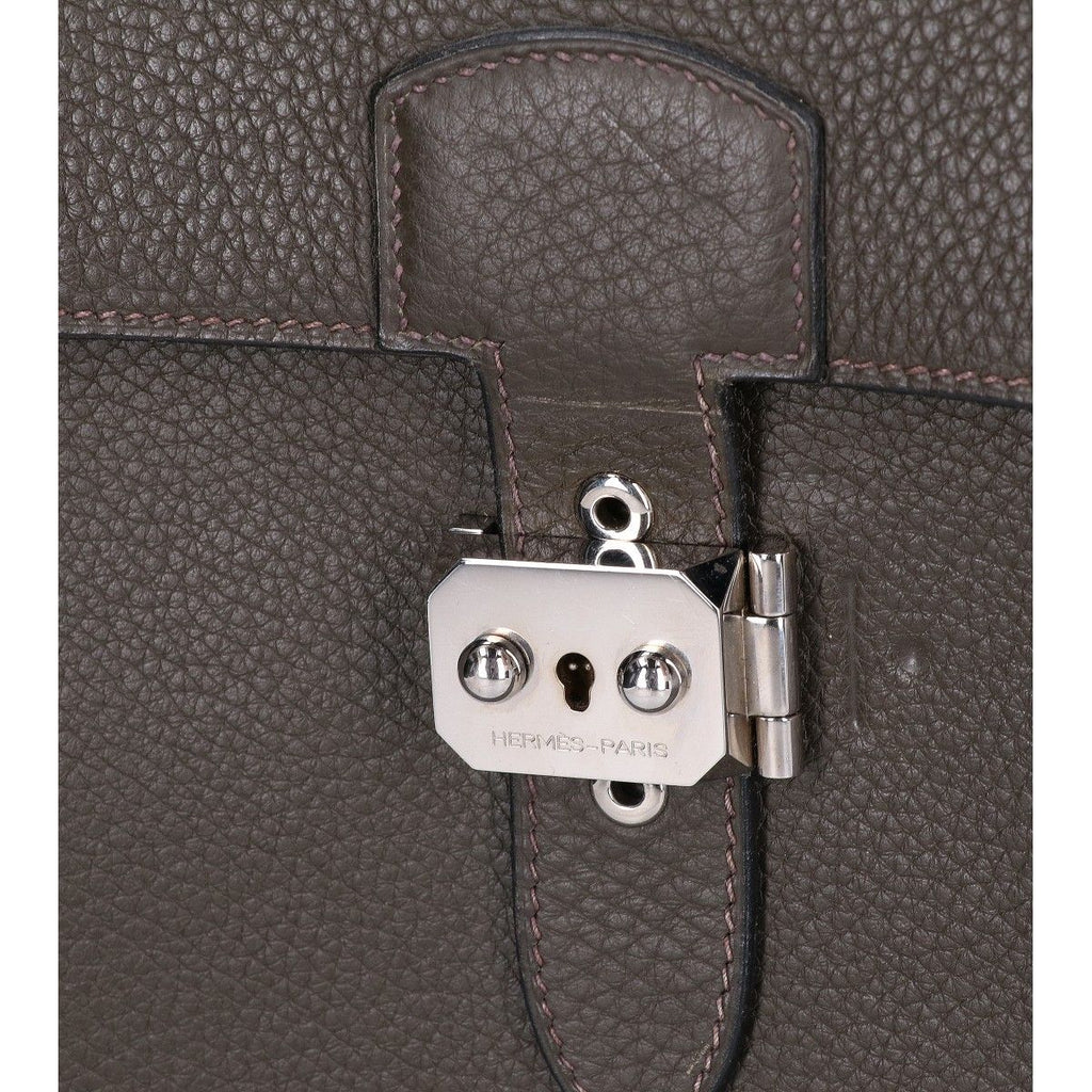 Hermes Sac a Depeches Dplg Fjord Shoulder Bag — view 8