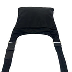 Prada Tessuto Pocono Nylon Leather Shoulder Bag Crossbody Black — view 4
