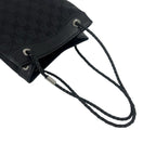 Gucci GG Logo Pattern Canvas Leather Shoulder Bag Mini Black — view 4