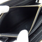Louis Vuitton Wallet Monogram Empreinte Zippy Noir Black Zip Around Logo — view 6