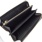 Louis Vuitton Wallet Monogram Empreinte Zippy Noir Black Zip Around Logo — view 5