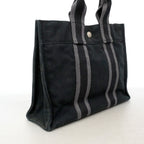Hermes Tote Fourre Tout PM Canvas Black Silver — view 2
