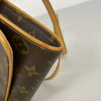 Louis Vuitton Shoulder Bag Monogram Pochette Twin PM Brown — view 6