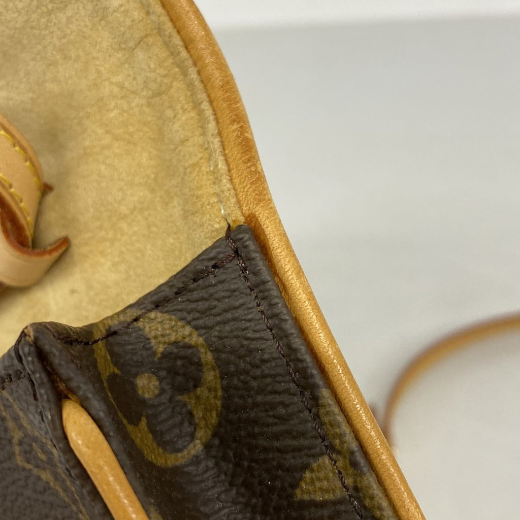 Louis Vuitton Shoulder Bag Monogram Pochette Twin PM Brown — view 8