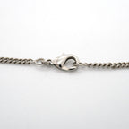 Chanel Necklace CC Logo Camellia Metal Rhinestone Silver — view 4