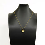 Hermes Necklace Irene Gold Plated Black — view 6