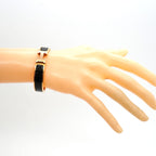 Hermes Bangle Clic Clac PM Gold Plated Black Bracelet — view 6