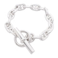 Hermes Bracelet Chaine D'ancre MM 15 Links 925 Sterling Silver
