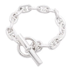 Hermes Bracelet Chaine D'ancre MM 15 Links 925 Sterling Silver