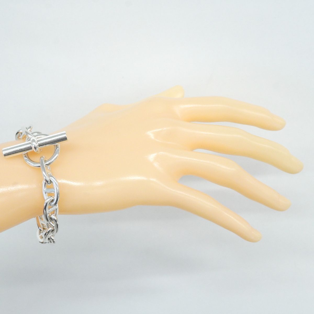 Hermes Bracelet Chaine D'ancre MM 15 Links 925 Sterling Silver — view 8