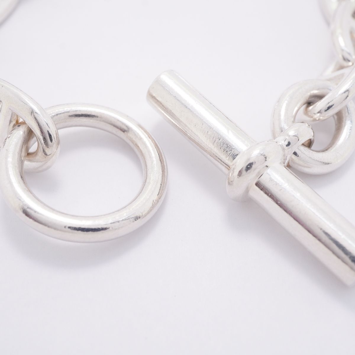Hermes Bracelet Chaine D'ancre MM 15 Links 925 Sterling Silver — view 4