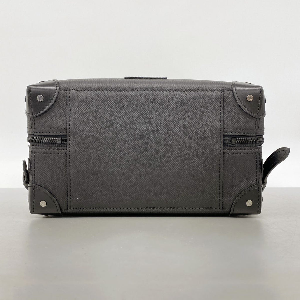 Louis Vuitton Backpack Taiga Rainbow Soft Trunk PM Noir — view 3