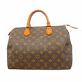 Louis Vuitton Handbag Monogram Speedy 30 Brown