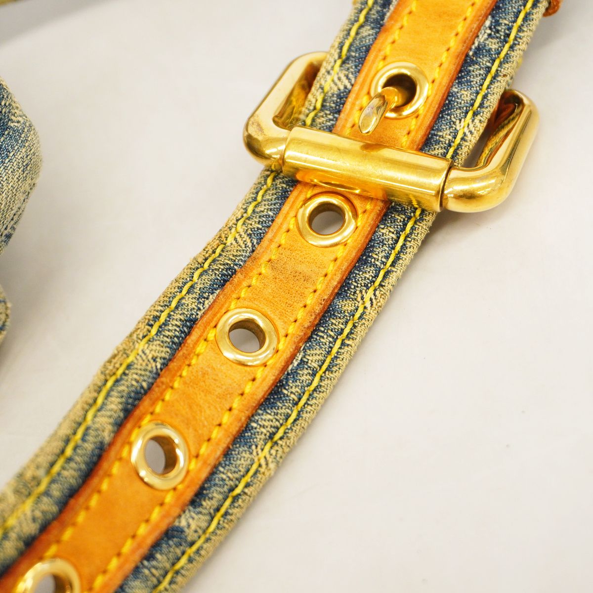 Louis Vuitton Waist Bag Monogram Denim Blue — view 6