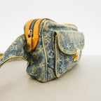 Louis Vuitton Waist Bag Monogram Denim Blue — view 2