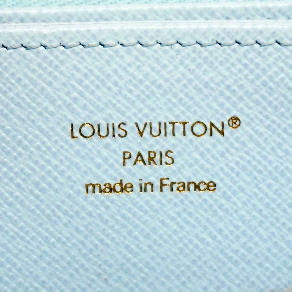 Louis Vuitton Wallet Monogram Zippy Brown Sky Blue — view 4
