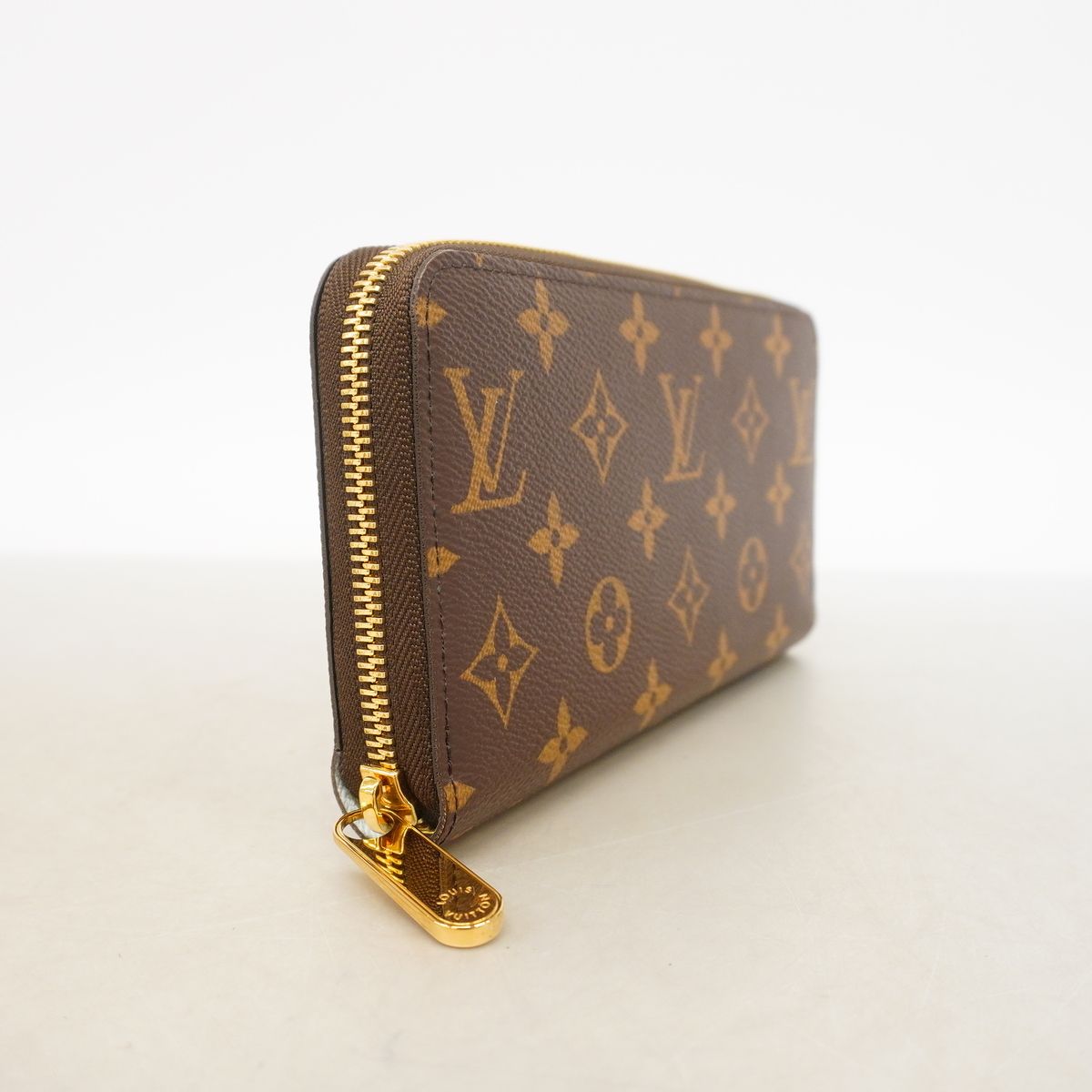 Louis Vuitton Wallet Monogram Zippy Brown Sky Blue — view 2