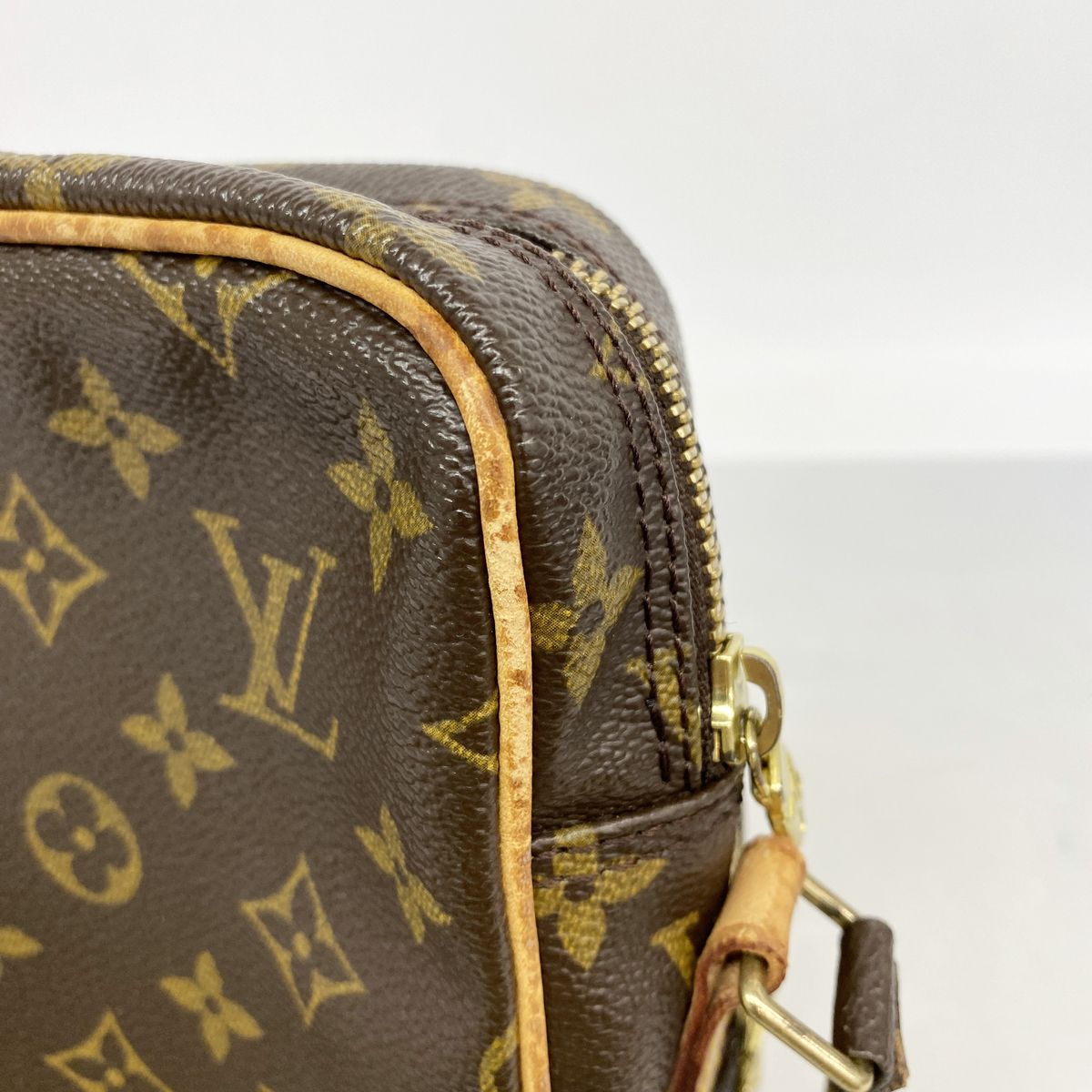Louis Vuitton Shoulder Bag Monogram Amazon Brown — view 6