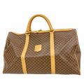 Celine Boston Bag Macadam Brown Gold