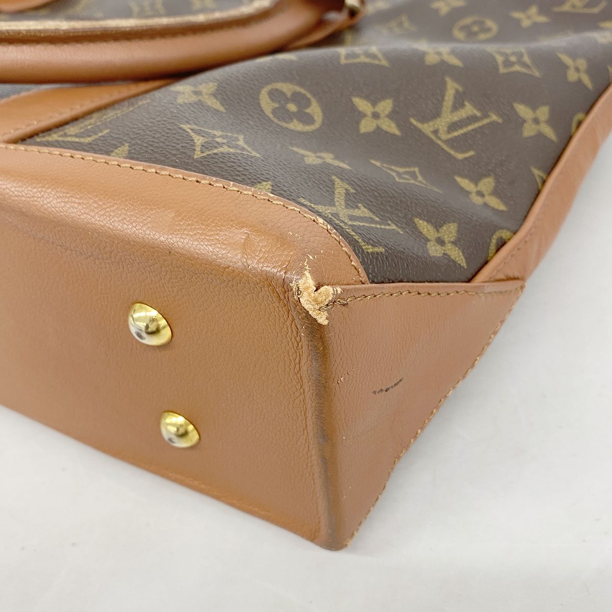 Louis Vuitton Tote Monogram Sac Weekend PM Brown — view 6