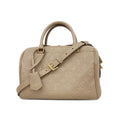 Louis Vuitton Handbag Monogram Empreinte Speedy Bandouliere 25 Taupe Glace