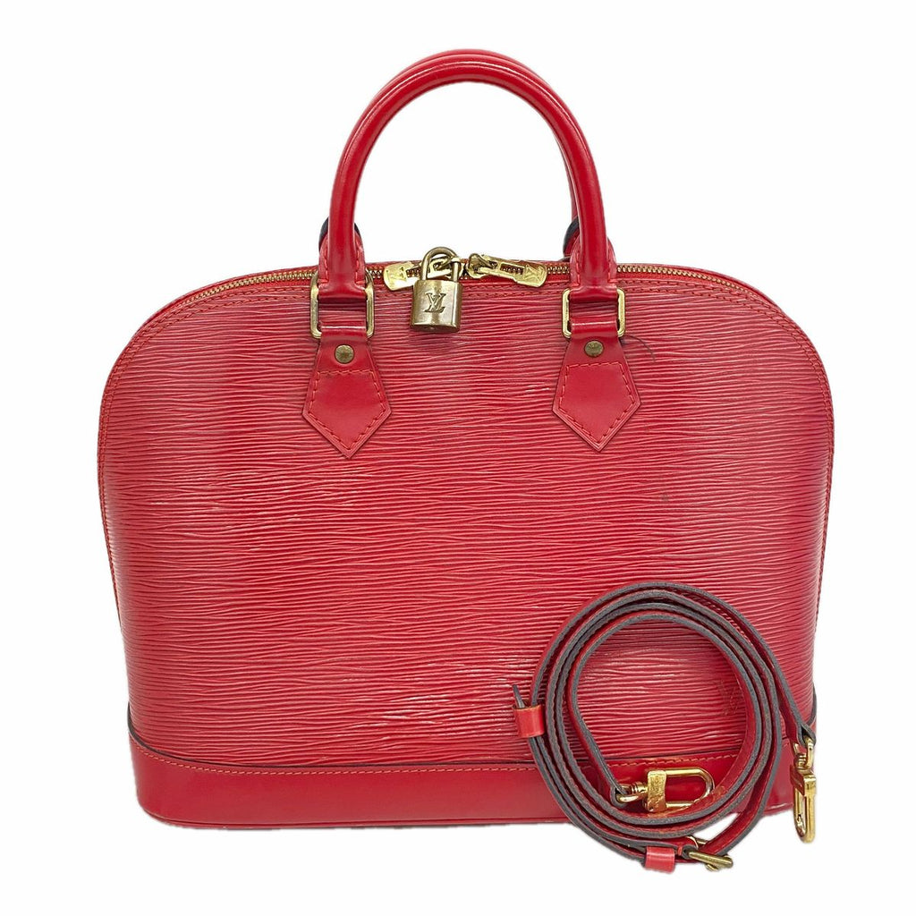 Louis Vuitton Handbag Epi Alma Castilian Red 2-Way Bag