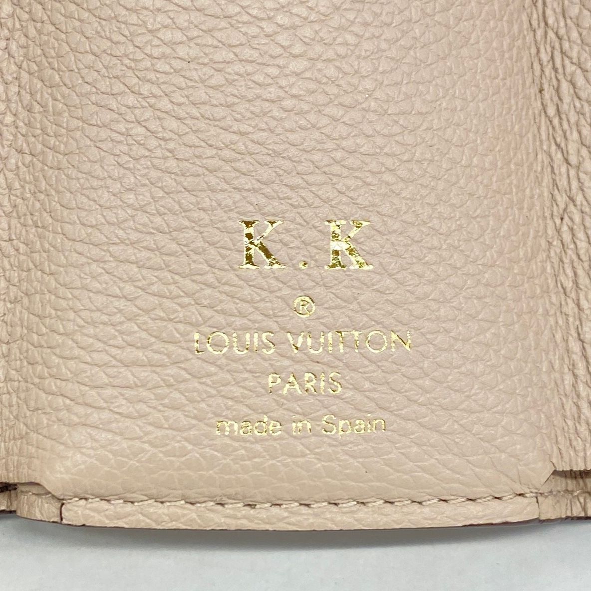 Louis Vuitton Trifold Wallet Taurillon Portefeuille Lock Mini Galet — view 4