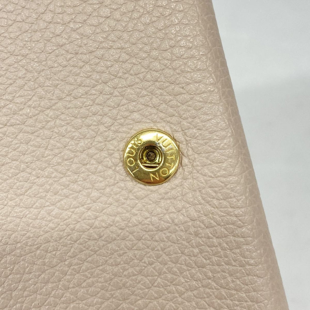 Louis Vuitton Trifold Wallet Taurillon Portefeuille Lock Mini Galet — view 5
