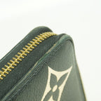 Louis Vuitton Wallet Monogram Empreinte Bicolor Zippy Black Beige — view 8