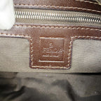 Fendi Handbag Zucca Mamma Bucket Nylon Canvas Brown Silver — view 5